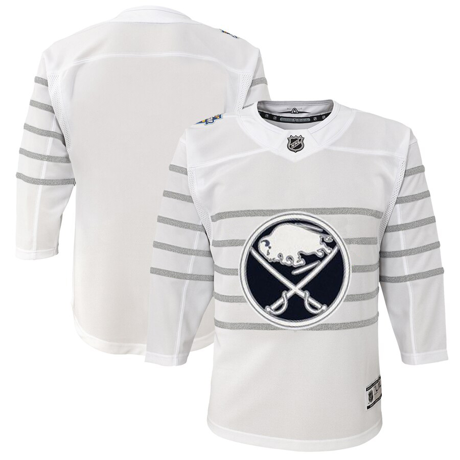 Youth Buffalo Sabres White 2020 NHL All-Star Game Premier Jersey->youth nhl jersey->Youth Jersey